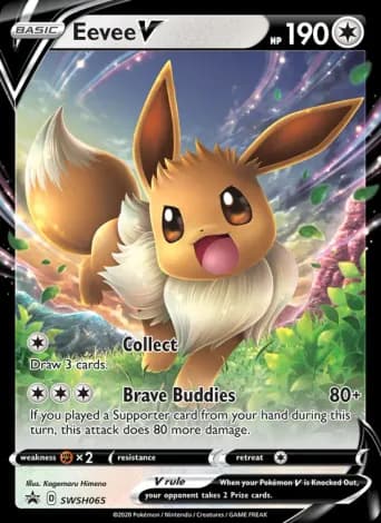 Eevee V Pokémon card #SWSH065