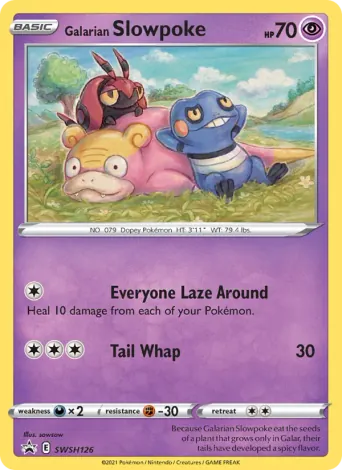 Galarian Slowpoke Pokémon card #SWSH126