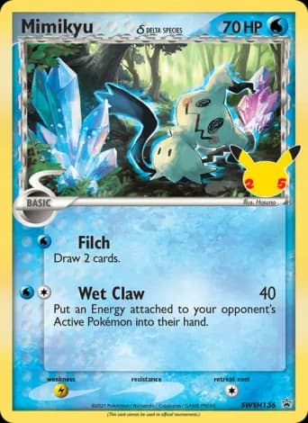 Mimikyu Pokémon card #SWSH136