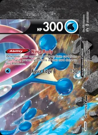 Greninja V-UNION Pokémon card #SWSH156