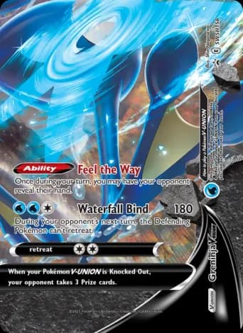 Greninja V-UNION Pokémon card #SWSH158