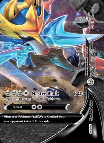 Zacian V-UNION Pokémon card #SWSH166