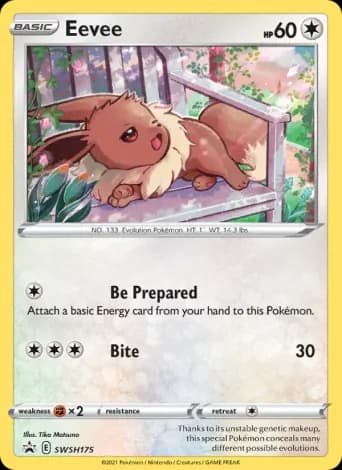 Eevee Pokémon card #SWSH175