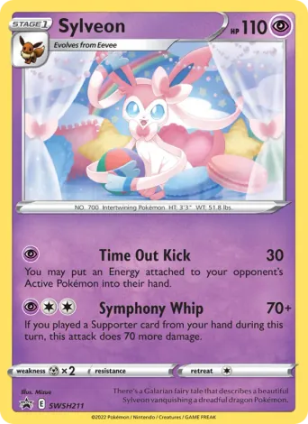 Sylveon Pokémon card #SWSH211
