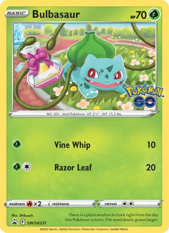 Bulbasaur Pokémon card #SWSH231