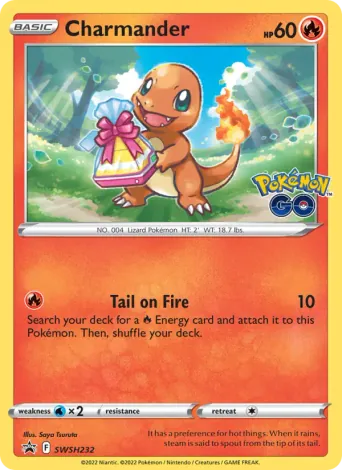Charmander Pokémon card #SWSH232