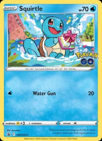 Squirtle Pokémon card #SWSH233