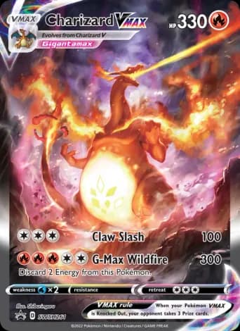Charizard VMAX Pokémon card #SWSH261