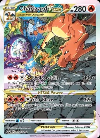 Charizard VSTAR Pokémon card #SWSH262