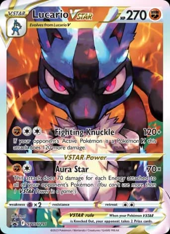 Lucario VSTAR Pokémon card #SWSH291