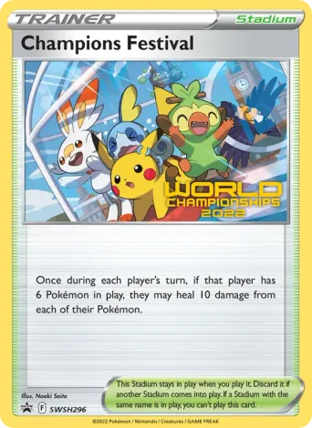 Champions Festival Pokémon card #SWSH296