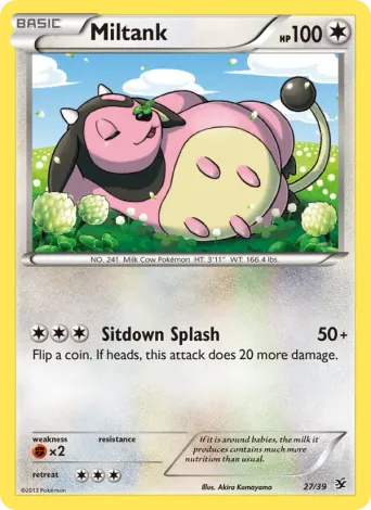 Miltank Pokémon card #27