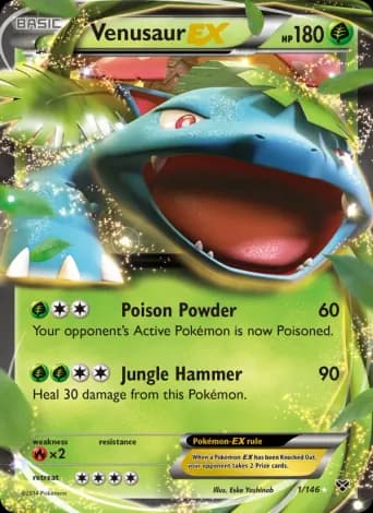 Venusaur EX Pokémon card #1