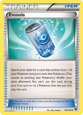 Evosoda Pokémon card #116