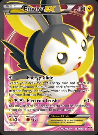 Emolga EX Pokémon card #143