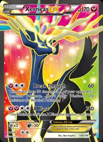 Xerneas EX Pokémon card #146