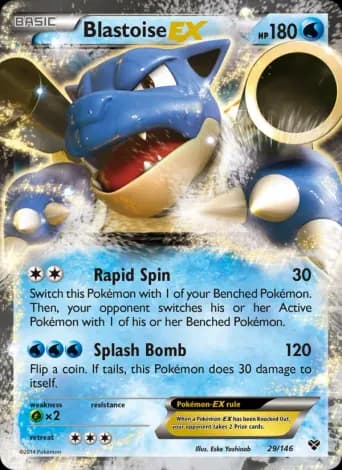 Blastoise EX Pokémon card #29