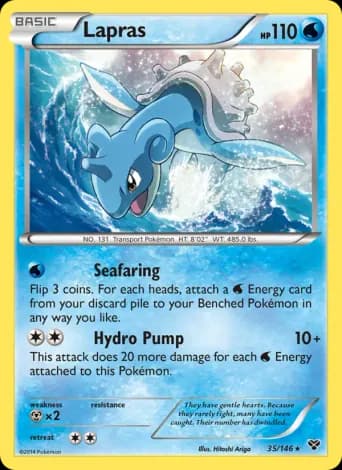 Lapras Pokémon card #35