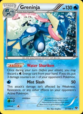 Greninja Pokémon card #41