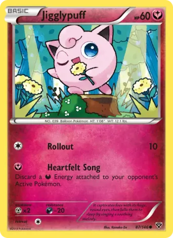 Jigglypuff Pokémon card #87