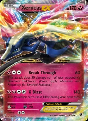 Xerneas EX Pokémon card #97