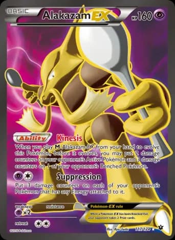 Alakazam EX Pokémon card #117
