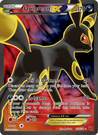 Umbreon EX Pokémon card #119