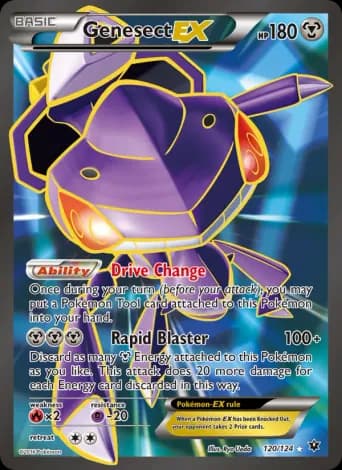 Genesect EX Pokémon card #120