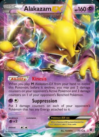 Alakazam EX Pokémon card #25