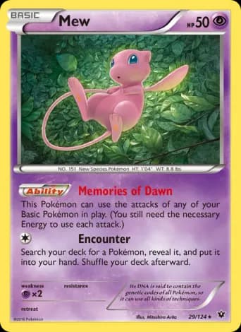 Mew Pokémon card #29