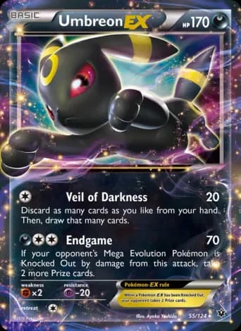 Umbreon EX Pokémon card #55