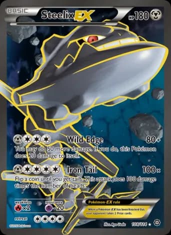 Steelix EX Pokémon card #108