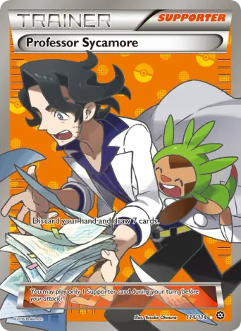 Professor Sycamore Pokémon card #114