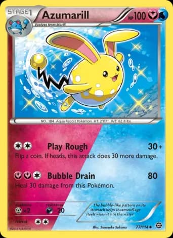 Azumarill Pokémon card #77