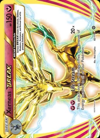 Xerneas BREAK Pokémon card #82