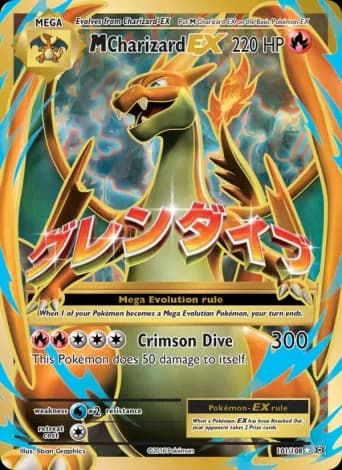 M Charizard EX Pokémon card #101