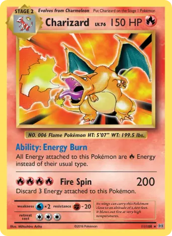 Charizard Pokémon card #11