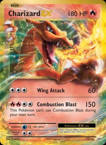 Charizard EX Pokémon card #12