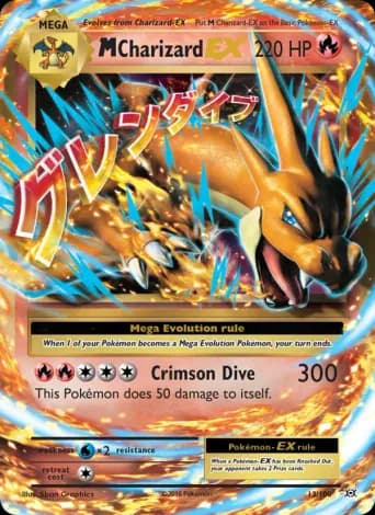M Charizard EX Pokémon card #13
