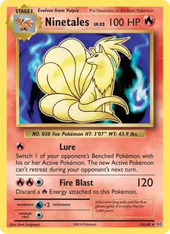 Ninetales Pokémon card #15
