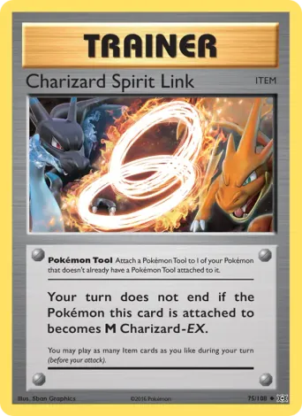 Charizard Spirit Link Pokémon card #75