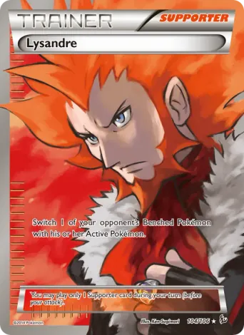 Lysandre Pokémon card #104