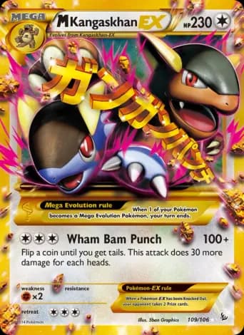 M Kangaskhan EX Pokémon card #109