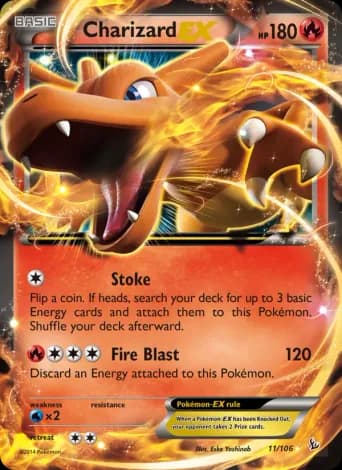 Charizard EX Pokémon card #11