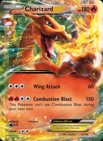 Charizard EX Pokémon card #12