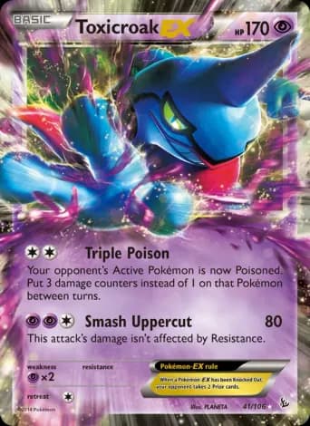 Toxicroak EX Pokémon card #41