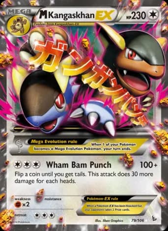 M Kangaskhan EX Pokémon card #79