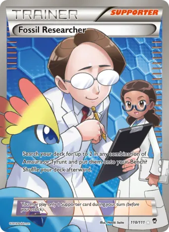 Fossil Researcher Pokémon card #110