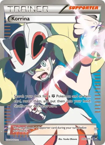 Korrina Pokémon card #111