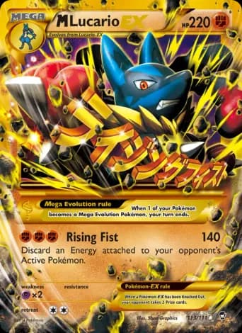 M Lucario EX Pokémon card #113